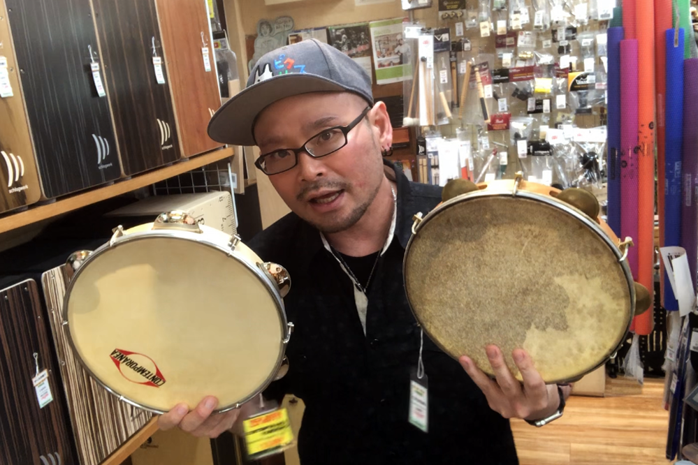 ☆Bauer PERCUSSIONパンデイロ 本皮 10インチ スペーサー入り☆ 166_panselection_eye.png?v=