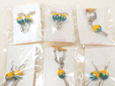 oreille33 handmade maraca earrings & pierced earrings