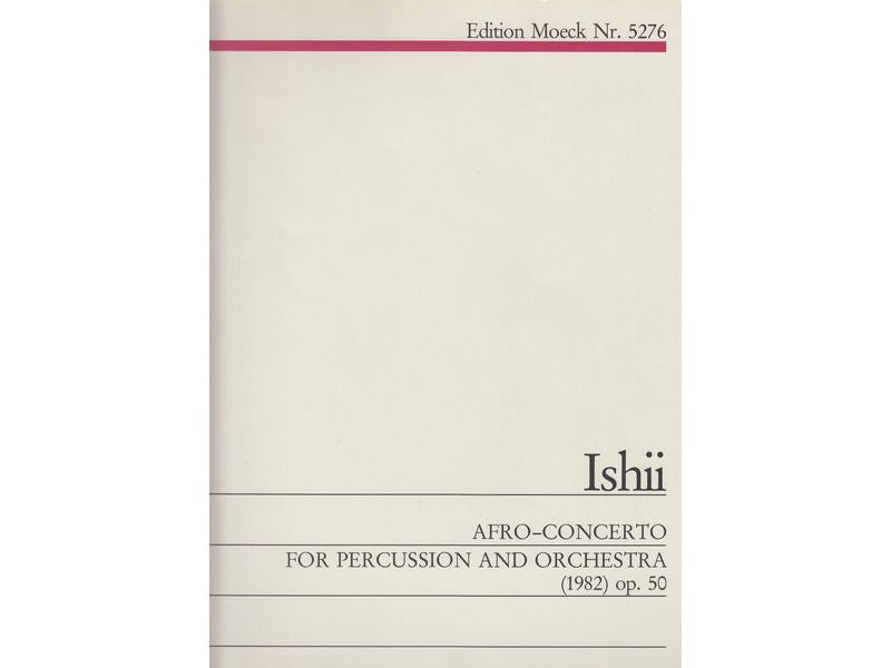 AFRO-CONCERTO for Percussion and Orchestra op. 50 [Study Score