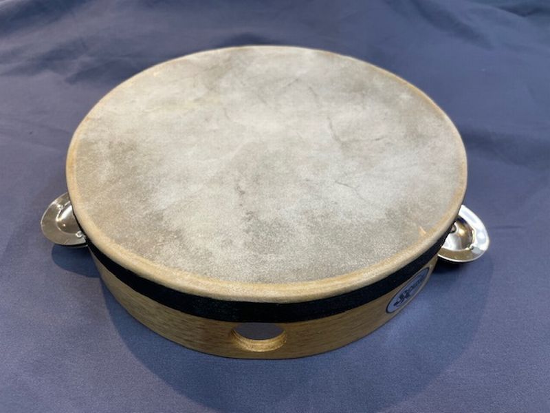 サウンドキング 皮付きタンバリン 8インチ BG-1518