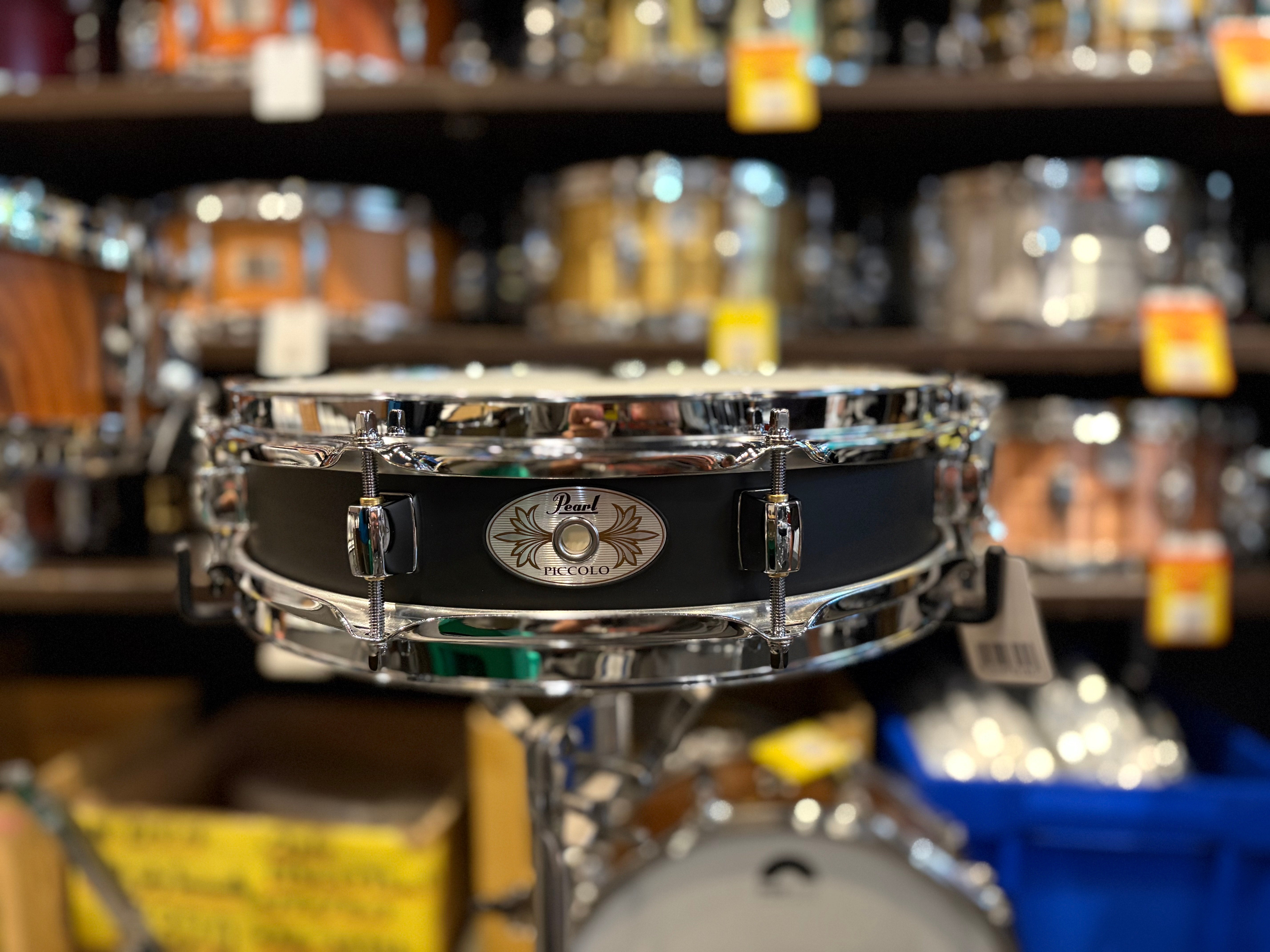Pearl パール Steel Effect Piccolo Snare Drum 13