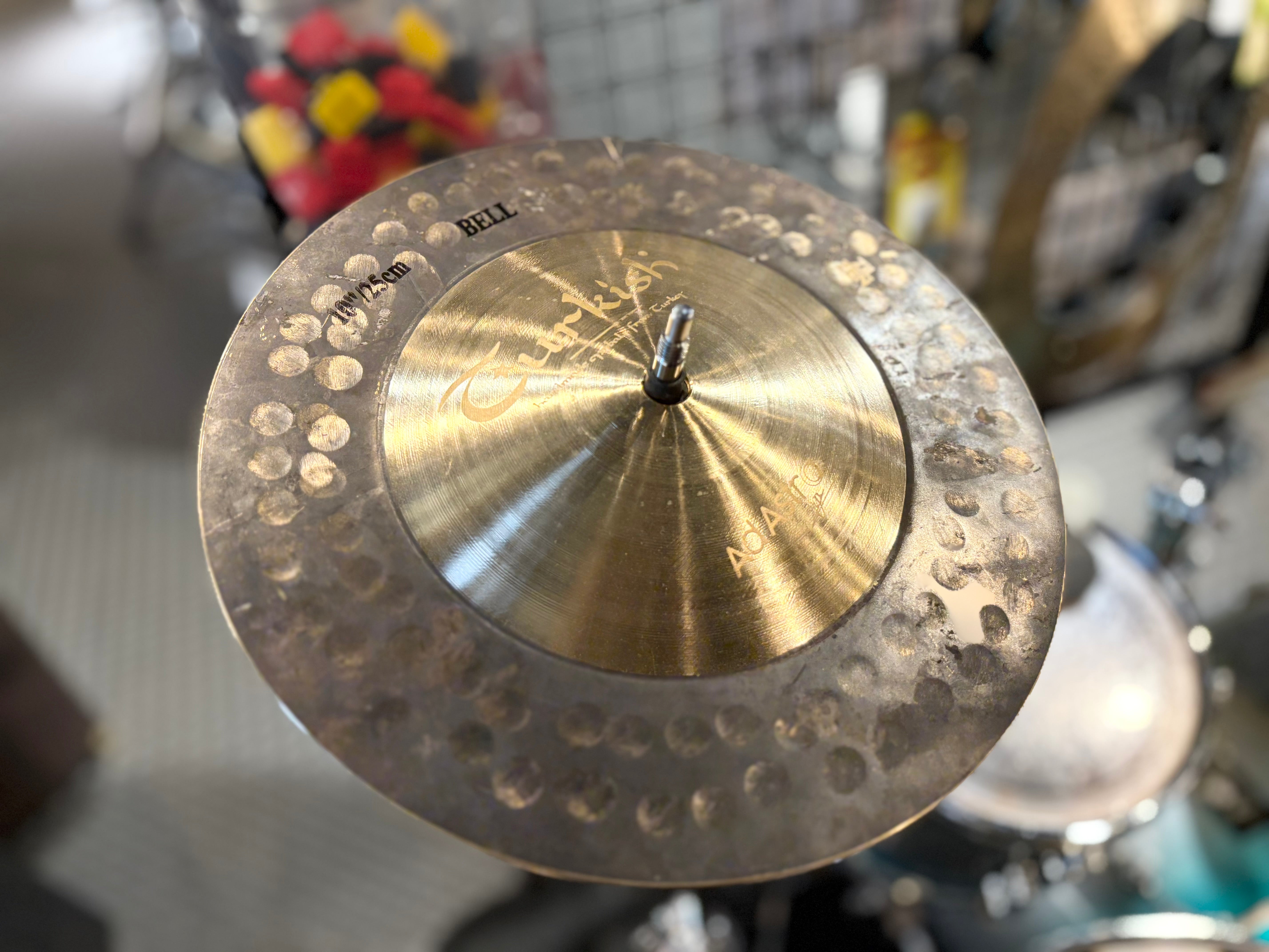 ARS10 世界に6枚 ダーク・エルフ 美品 Turkish Ad Astra ベルシンバル 10” TU-AD10BL