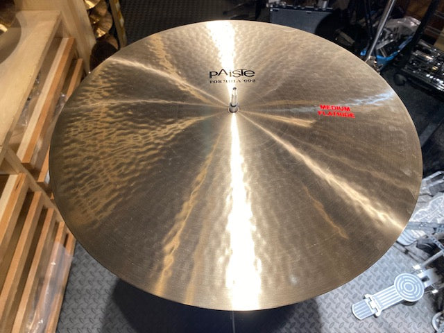 Paiste パイステ Formula 602 Medium Flat Ride 20” ライドシンバル