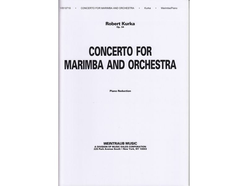 Concerto for Marimba and Orchestra Op. 34 (ピアノ伴奏版) カーカ