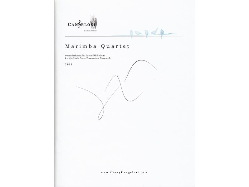 Marimba Quartet / マリンバ・カルテット (Cangelosi)