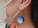 oreille33 handmade steelpan pierced earring & earring