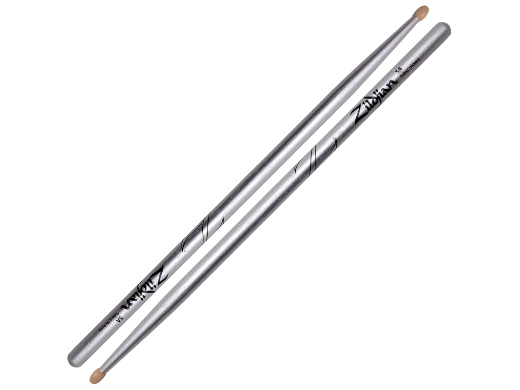 Zildjian ジルジャン 5A（クロマシルバー）ヒッコリースティック Z5ACS