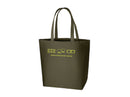JPC original eco bag tote cotton bag khaki / yellow logo