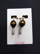 oreille33 handmade maraca earrings & pierced earrings