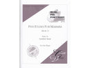 Five Etudes for Marimba Book 1 / 5つのエチュード (スタウトエチュード 第1巻)