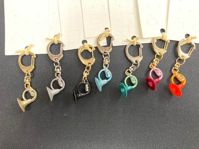 oreille33 handmade ホルン型キーホルダー oreille33 handmade ホルン型キーホルダー