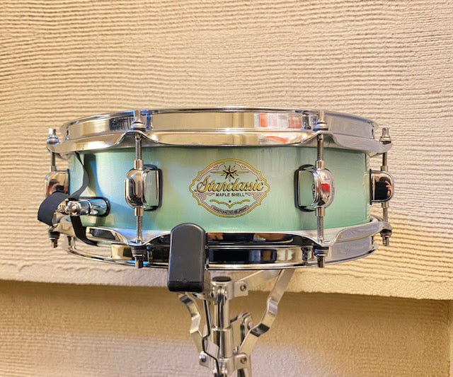 TAMA Brassシェル スネアドラム 14×4 ウッドフープ仕様