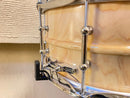 M Drummus KURINUKI series cypress "Hinoki" snare drum with ribs KR-1465H