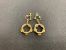 oreille33 handmade tambourine earrings & earrings