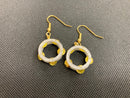 oreille33 handmade tambourine earrings & earrings