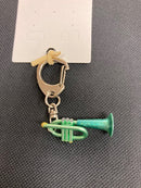 oreille33 handmade トランペット型キーホルダー