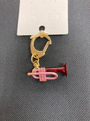 oreille33 handmade トランペット型キーホルダー
