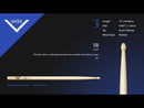 VATER VATER AmericanHickory Stick 5B VH5BW