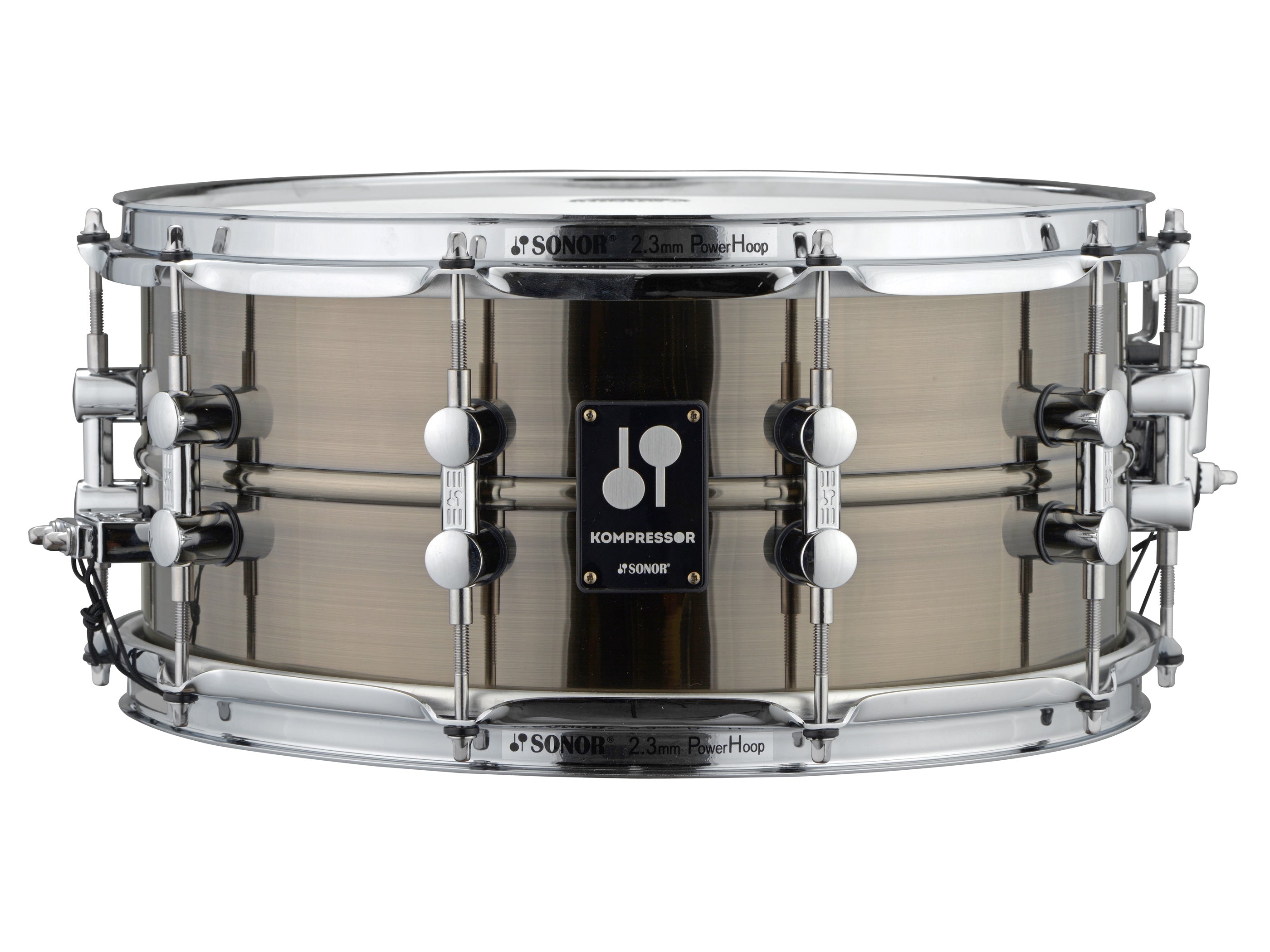 SONOR ソナー バスドラム・ヘッド 22インチ 黒・ロゴ入り SN-BP22B L