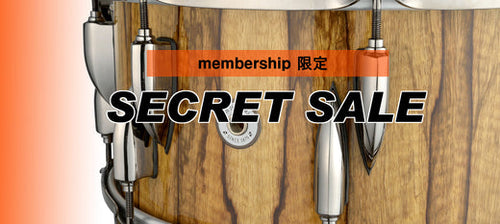 パーカッション・シティ JPC membership（JPC会員）限定の SECRET SALE