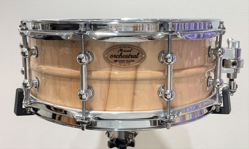 M drums M Drums Orchestral Series Kaede "Kaede" Japanese Maple with ribs KR-1455-M-JPC