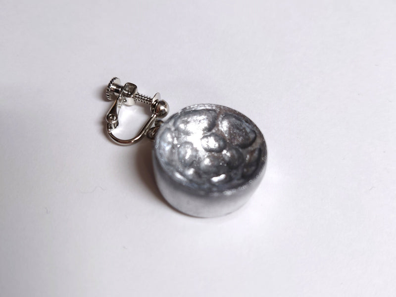 oreille33 handmade steelpan pierced earring & earring
