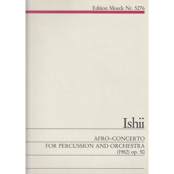 AFRO-CONCERTO for Percussion and Orchestra op. 50 [Study Score