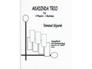 Akadinda Trio for 3 Players - 1 Marimba