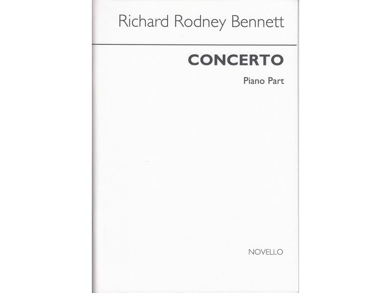 Concerto for Solo Percussion and Chamber Orchestra (Piano Reduction) Bennett