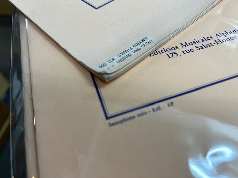 Concerto Piccolo pour Quatre Saxophones Successifs et Six Percussionnistes / 4種のサキソフォンと6人の打楽器奏者のための小協奏曲