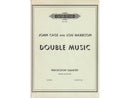 Double Music for Percussion Quartet (Score)