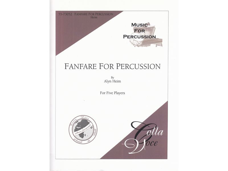 Fanfare for Percussion for Five Players