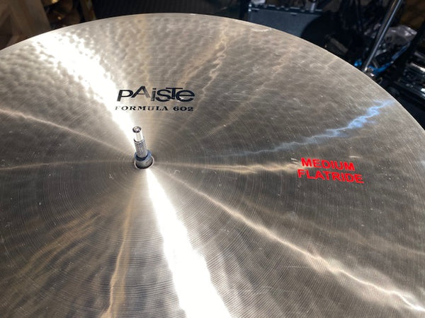 Paiste パイステ Formula 602 Medium Flat Ride 20” ライドシンバル