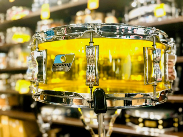 Ludwig Vistalite LS901V #Yellow スネアドラム Ludwig Vistalite LS901V #Yellow スネアドラム