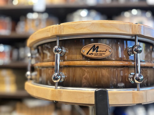 M drums エムドラムス 屋久杉 "Yakusugi"  ウッドフープ  14”×5"  B-1450-ys