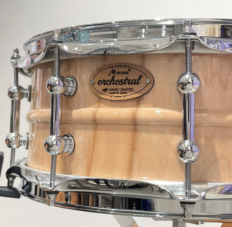 M drums エムドラムス Orchestral Series 楓"Kaede"Japanese Maple リブ付 KR-1455-M-JPC