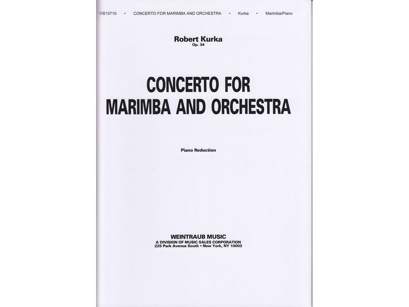 Concerto for Marimba and Orchestra Op. 34 (Piano accompaniment version) Kaka