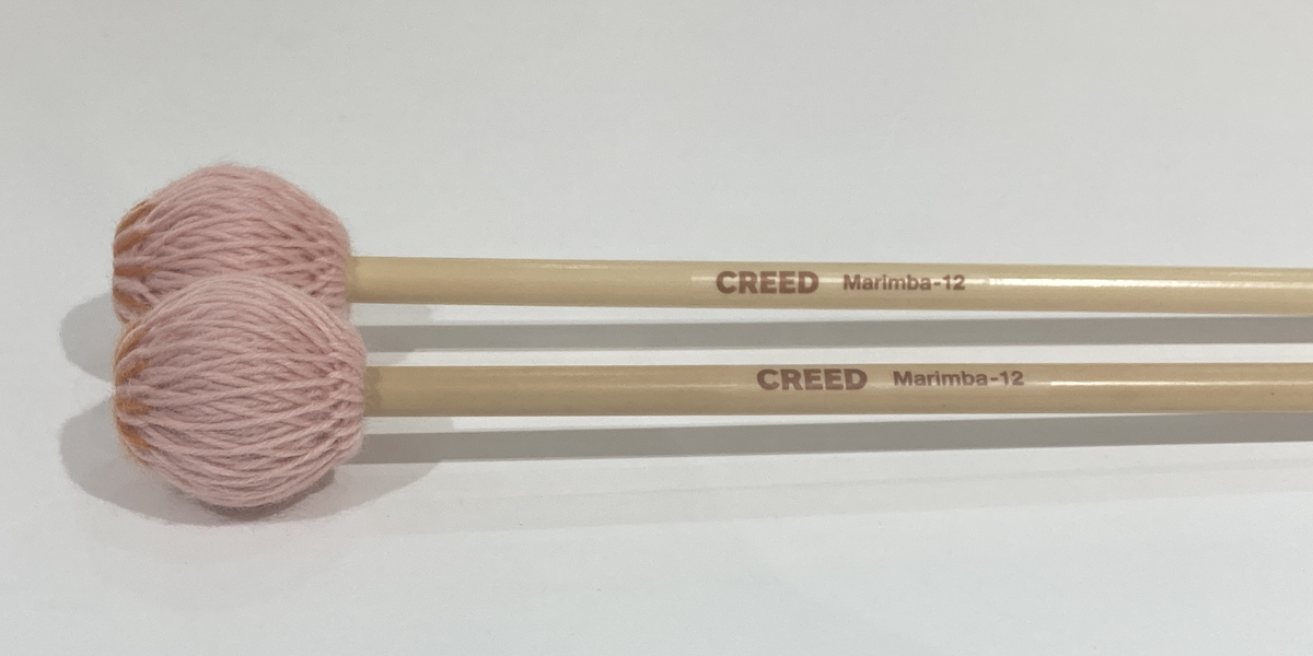 CREED マリンバ マレット 毛糸シリーズ Marimba-12 ミディアム・ハード CREED マリンバ マレット 毛糸シリーズ Marimba-12 ミディアム・ハード