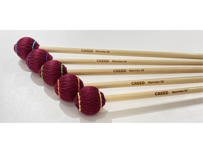 CREED マリンバ マレット 綿糸シリーズ Marimba-24 ハード
