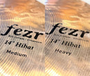 Koide Cymbals Fezr 14" Hi-Hats (pair) Thin│Medium│Heavy FZ-14HT/HM/HH