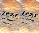 Koide Cymbals Fezr 14" Hi-Hats (pair) Thin│Medium│Heavy FZ-14HT/HM/HH