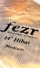 Koide Cymbals Fezr 14" Hi-Hats (pair) Thin│Medium│Heavy FZ-14HT/HM/HH