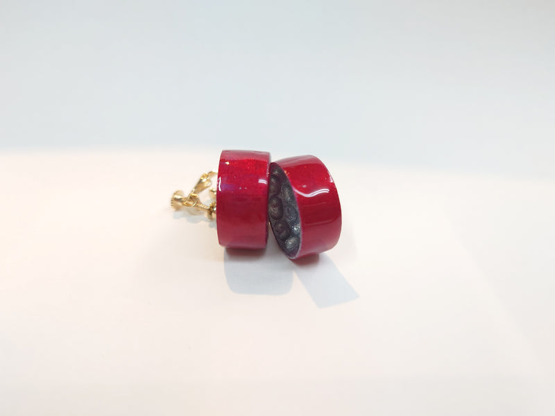 oreille33 handmade スティールパン型イヤリング10ｍｍ
