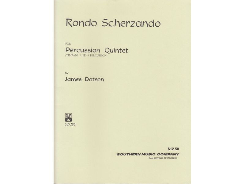 Rondo Scherzando for Percussion Quintet / ロンド・スケルツァンド