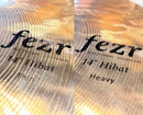 Koide Cymbals Fezr 14" Hi-Hats (pair) Thin│Medium│Heavy FZ-14HT/HM/HH