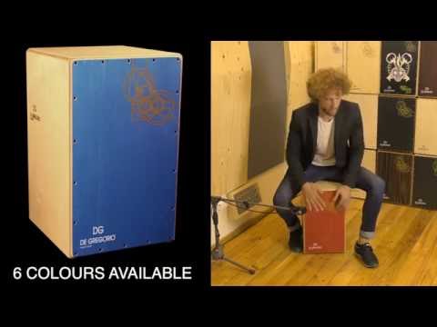 DE GREGORIO CHANELA カホン (ケース付き) ブルー