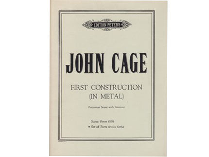 John Cage First Construction(In Metal)/パート譜セット