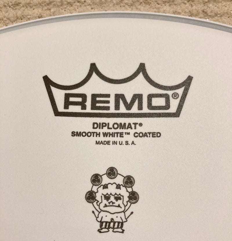 【ドラムシティオリジナル】 REMO レモ コーテッドディプロマット 雷鼓ヘッド 14インチ 114BD-JP