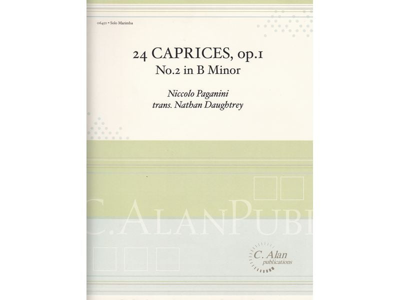 24 Caprices Op.1 No.2 / 24のカプリース 第二番 ロ短調