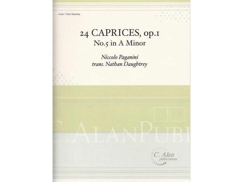 24 Caprices Op.1 No.5 / 24のカプリース 第五番 イ短調
